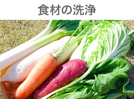 食材の洗浄