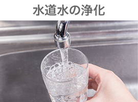 水道水の浄化